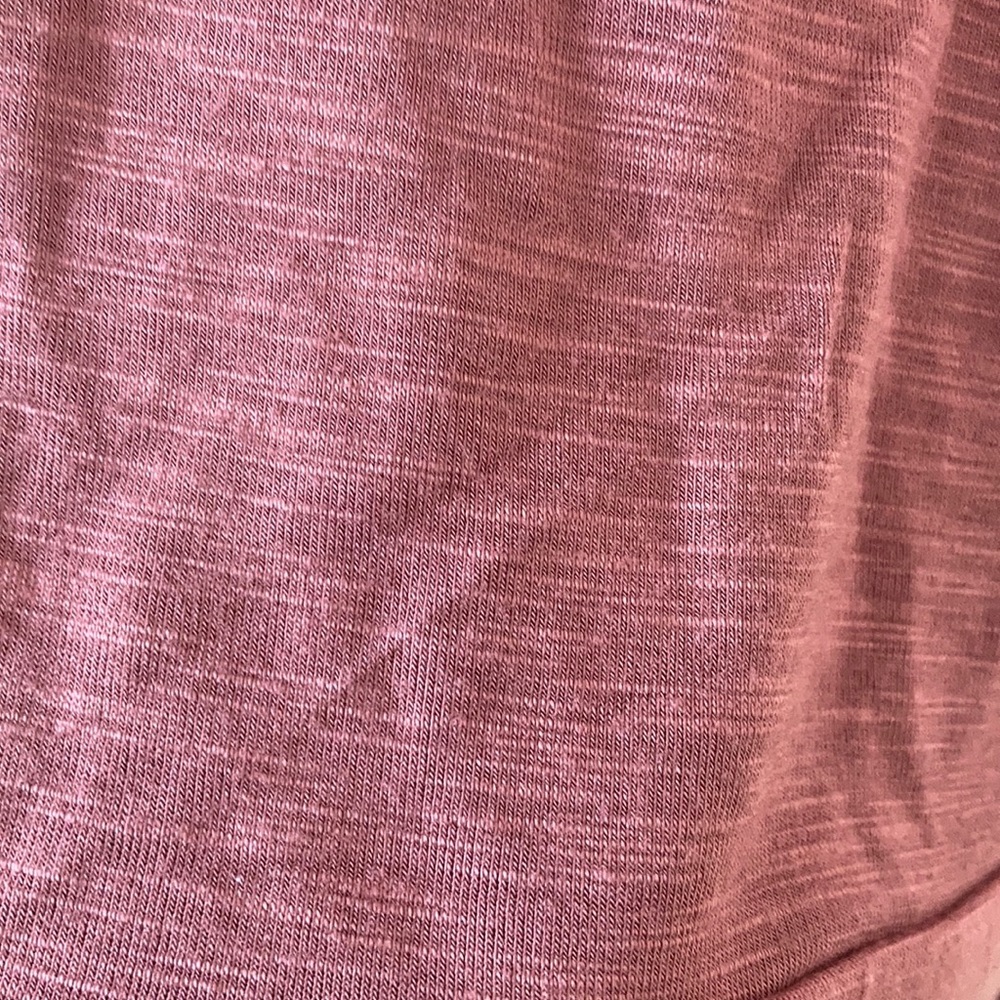 Anthropologie Rose-Tone Twist Front Short Dress - Picture 6 of 7